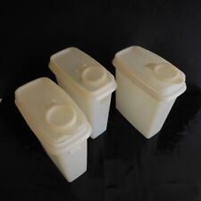 3 TUPPERWARE Pourer Containers Deco Design XXth Made in BELGIUM USA N3666
