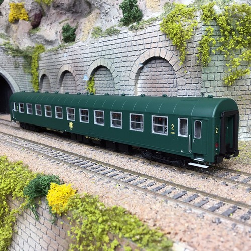 Voiture bc10 sncb verte - i5, sncb,