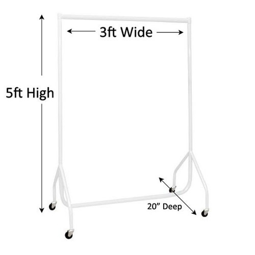 Résistant tringle blanc 3ft - résistant,
