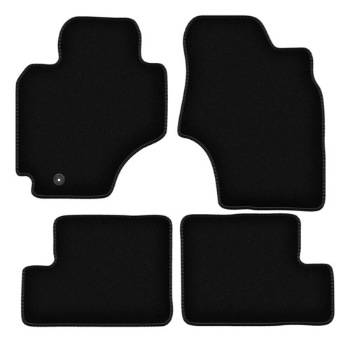 Tapis sol velours noir - de,