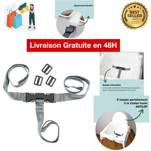 Harnais chaise haute - harnais,