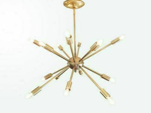 Chandelier sputnik laiton - chandelier,