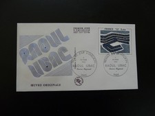 FDC France 1980 contemporary art painting Raoul Ubac (2)