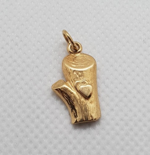Petit pendentif plaqué - petit, or