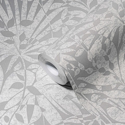 Papier peint gris avec - gris,