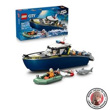 Nouveau jouet LEGO City Police Boat Chase cadeau d'anniversaire blocs de cons...