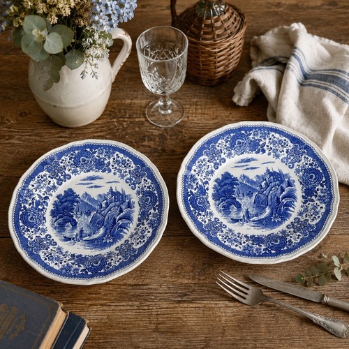 Paire assiettes creuses - paire,