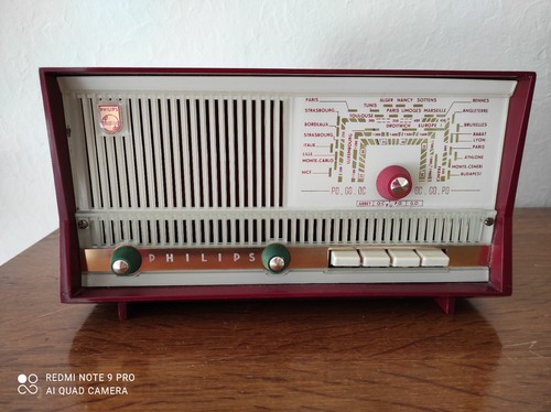 Poste radio philips vintage - radio,