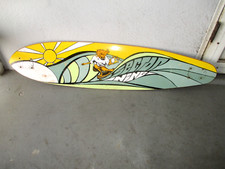 SECTOR NINE SECTOR 9 LONGBOARD SKATE BOARD DECK 37.5" WAVE+SUN+SURFER GRAPHICS
