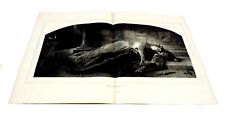 Antique 1886 Romeo and Juliet Book Engraving Wonders Modern Art