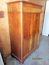 19th century French Louis Philippe Period Desk & Secretary  as-found condition