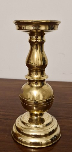 Beau bougeoir ancien bronze - beau,