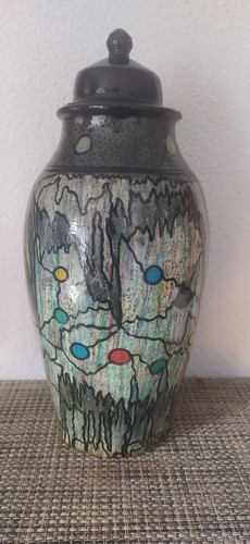 Grand vase couvert en - grand,