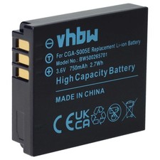 Batterie pour Panasonic Lumix DMC-LX3 750mAh 3,6V