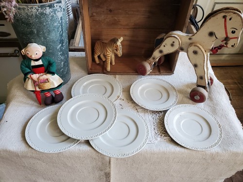 Sous tasses blanches - 6,
