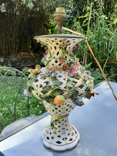 Belle lampe porcelaine xix - belle,