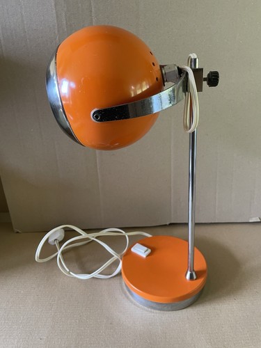 Lampe vintage eyeball orange - lampe,