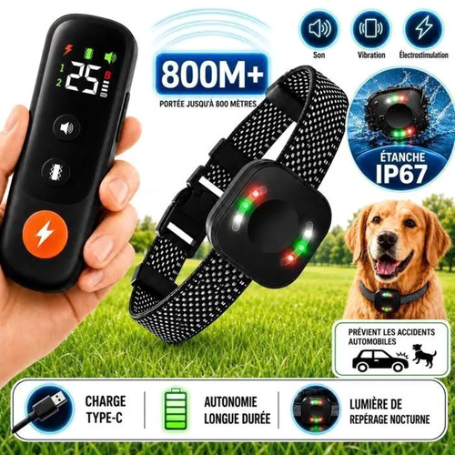 Collier dressage chien anti - dressage,