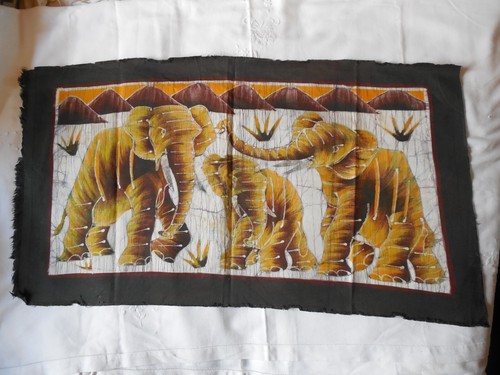 Peinture africaine sur tissu - africaine,