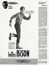Advertising 097 1964 Les boots Bison Western Kléber-Colombes