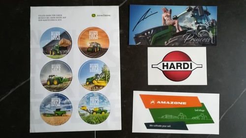 Lot autocollants et carte - et,