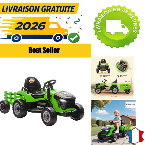 Tracteur électrique enfant