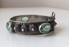 Bracelet jonc Argent et pierre