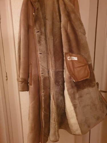 Manteau peau retournée - en,