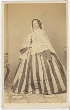 CDV circa 1860. Princess Rohan, to be identified by Angerer in Vienna.