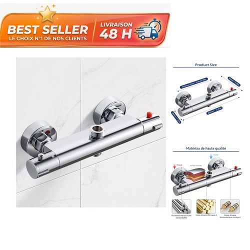 Mitigeur thermostatique douche