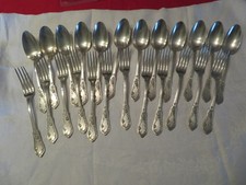 Rare 12 X 2 couverts à