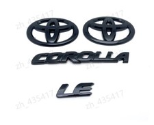 NEW Gloss Black OVERLAY EMBLEM Fit 2020-2025 TOYOTA COROLLA LE PT948-02201-02