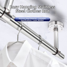 Support tringle à rideau de