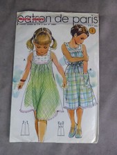 PATRON DE PARIS 70s, Marie-Claire brand: CHILD DRESS.