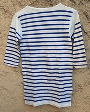 Tricot Rayé ancien AUTHENTIQUE Marinière coton MARINE NATIONALE Marin Matelot