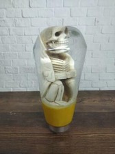 Pommeau de levier de vitesse sous-marin Grim Reaper bois de cerf résine acrylique_a106