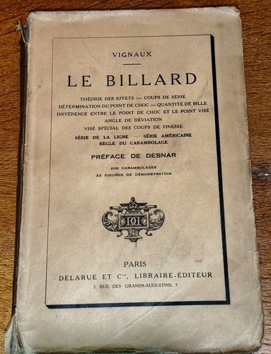 Manuel billard par vignaux - manuel,
