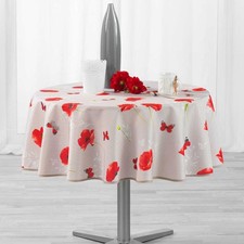Nappe ronde sweet poppy 1m80