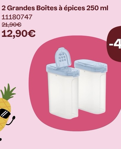 Lot boites a epices de - de,
