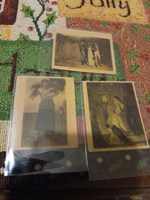 3 1910s MURATTI CANVAS Artistic Tobacco Cards 100+ Yrs Old