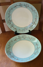 LYNNWOOD CENTURY SERVICE CO PLATINUM TRIM VTG MID CENTURY 8 1/4" Soup Bowl LOT 2