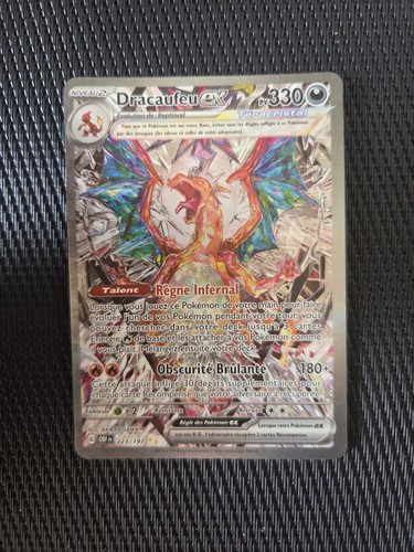 Carte pokémon dracaufeu - carte, ex