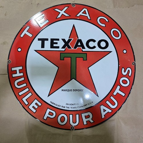 Texaco autos porcelaine - texaco,
