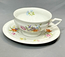 Rosenthal Early 20th Century Porcelain Tea Cup Bouquets Maria Model