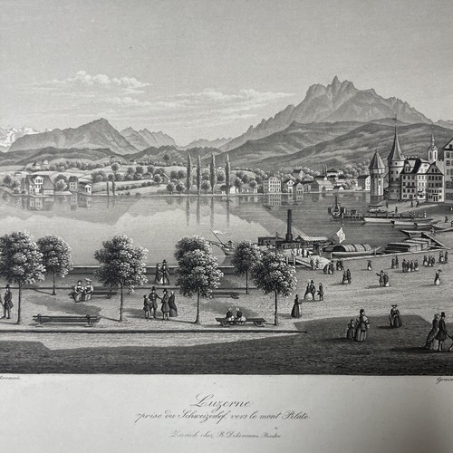 Gravure xix ème paysage - gravure,
