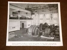 Monviso hydroelectric plant in 1923 Pelton Tosi Wood turbine machines