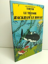Tableau en bois laqué -  Tintin - Le Trésor de Rackham le Rouge