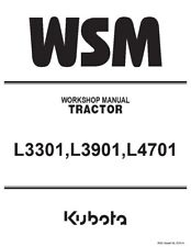 Kubota L3301 L3901 L4701 Tractor Service,Repair Manual (Downloadable PDFs)