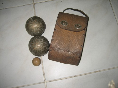 Ancienne paire boules de - ancienne,