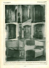 1924 Magazine Antique Document Cabinets & Beds